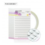 Suport stick card pentru extensii de gene set 10 bucati + 1 rola dubla adeziva BDA02